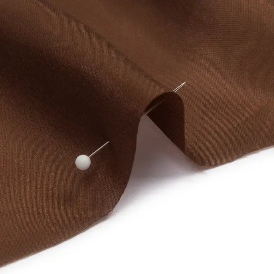 1 Yard Chocolate China Silk Habotai Silk Premium Lightweight Fabric 44 Inches Width {2}