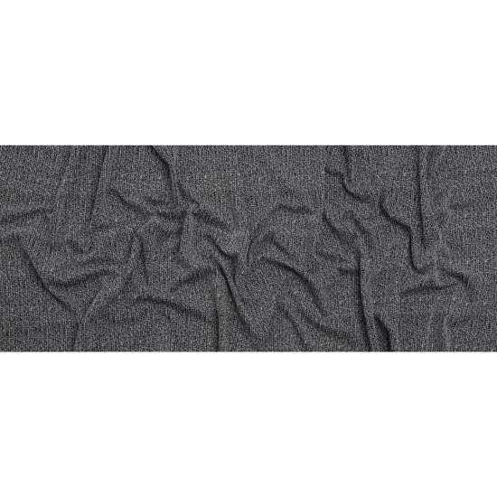 1 Yard Black and White Abstract Stretch Polyester Jacquard Knit Fabric Soft Supple 57 Inch Wide {4}