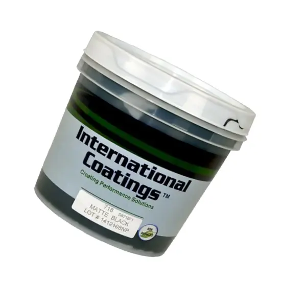 Matte Black by International Coatings Bright Red {4}