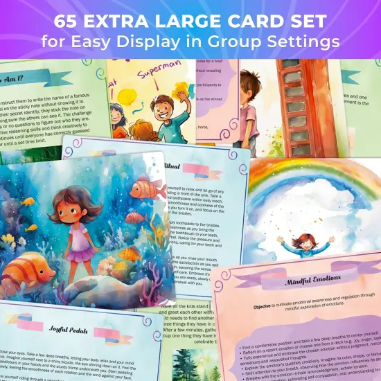 Rethink! Meditation Mindful Practices Cards for Kids {6}