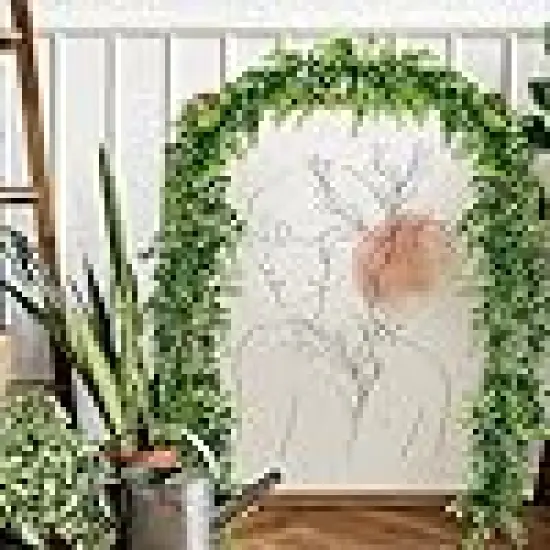 Faux Greenery Vines for Wedding Backdrop {4}