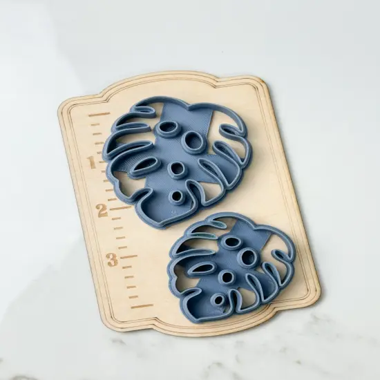 MONSTERA LEAF CLAY CUTTER {3}