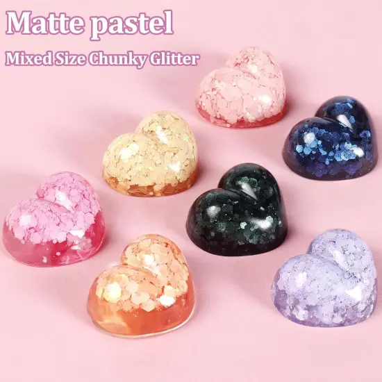 Matte Purple Chunky Glitter {4}