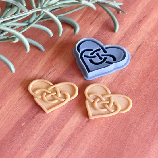CELTIC HEART KNOT | IRISH ST PATRICKS DAY | CLAY CUTTER {3}