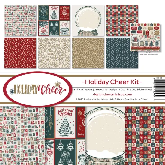 Reminisce Collection Kit 12"X12"-Holiday Cheer {1}