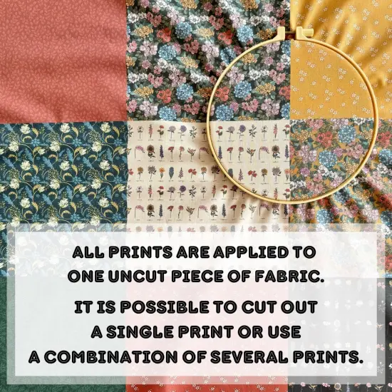 60pcs Cotton Precut Fabric Squares 8x8in (20x20cm) {3}