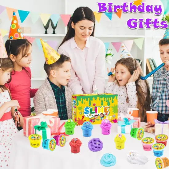 50Pcs Mini Butter Slime Kit {4}