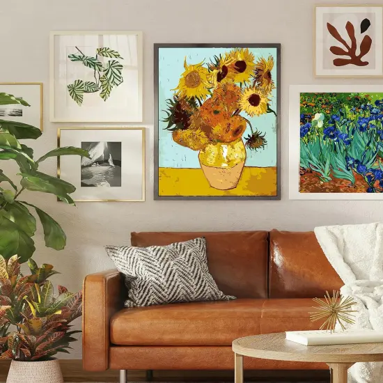 Paint by Numbers for Adults and Beginner, 4 Pack Van Gogh Starry Night, Without Frame DIY Oil Painting Acrylic Paints, Home Wall Decor Gift (16x19inch) {2}