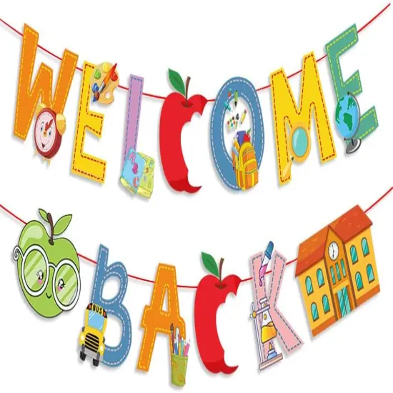 Back to School Banner for Classroom First Day of School {5}