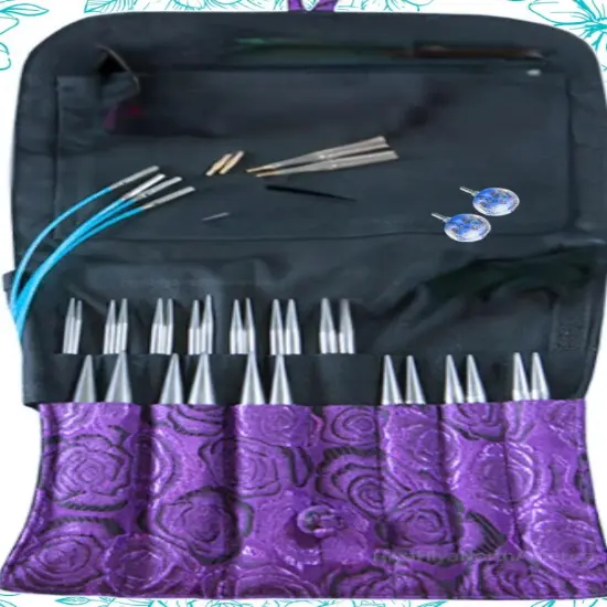 HiyaHiya Interchangeable Needles, Sharp 5" Expanded Set Multicolor {2}