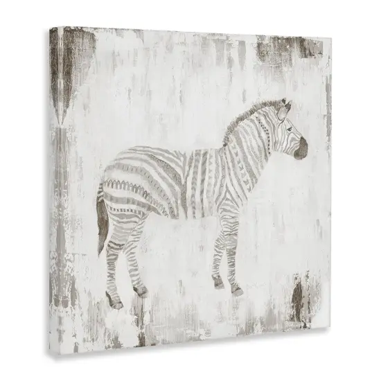 Stupell Industries Boho Striped Zebra Canvas By Janet Tava {3}
