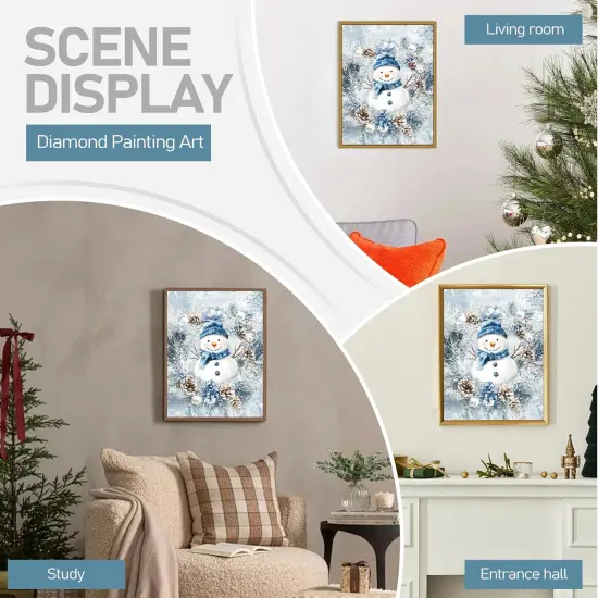 Christmas SnowmanDiamond Art Kits for Adults {2}