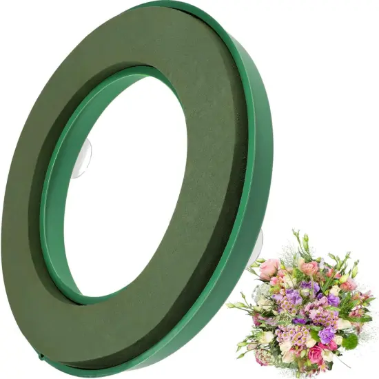 Round Wet Foam Ring - Floral Foam Flower Arrangement Kit {1}