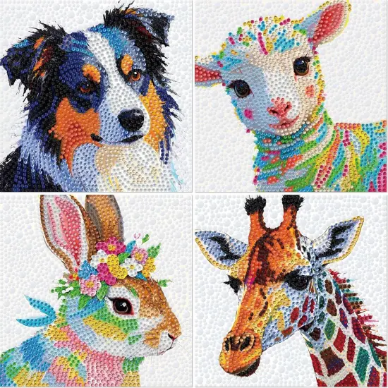 Animal Diamond Painting Art Kit for Kids {1}