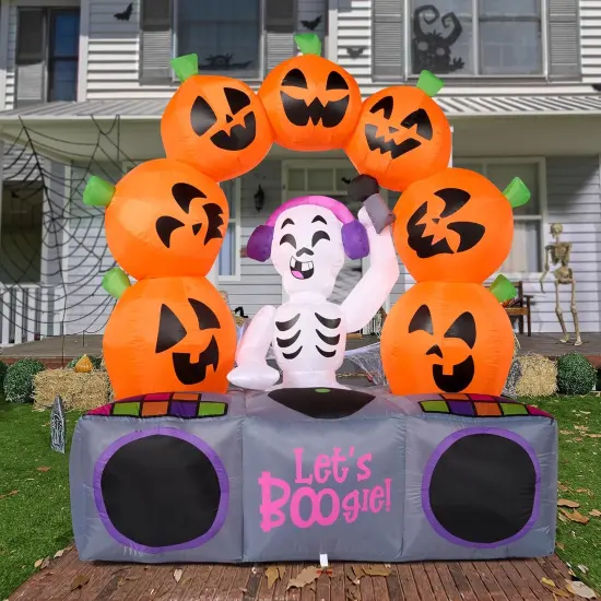 Skeleton with Colorful LEDs and Music {6}