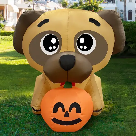 5 FT Halloween Inflatables Dog Outdoor Yard Decorations {3}