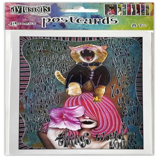 Dyan Reaveley's Dylusions Postcards-Images Set #4 {1}