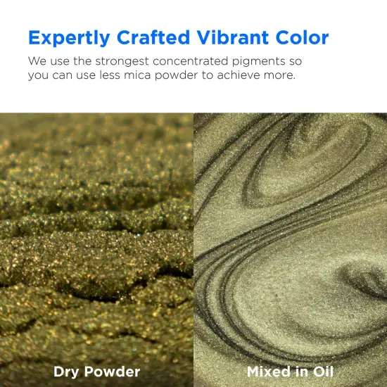 Rolio - 1 Jar Mica Powder (Pepitas Green) - 50g / 1.8 oz {2}