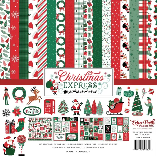 Echo Park Collection Kit 12"X12"-Christmas Express {1}
