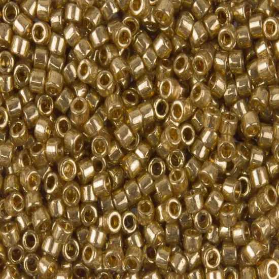 Miyuki DB-115 Delica 11/0 Seed Bead Trans Met Rose Gold Luster {1}