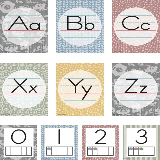 Teacher Created Resources Classroom Cottage Alphabet Bulletin Board {1}