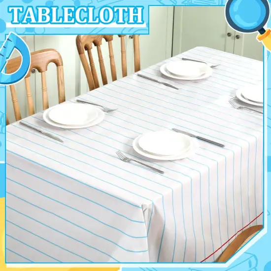 4 Pcs Preschool Kindergarten Back to School Party Tablecloth {3}