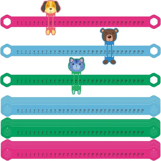 24 Pcs Slide and Learn Number Lines 0 to 30 {1}