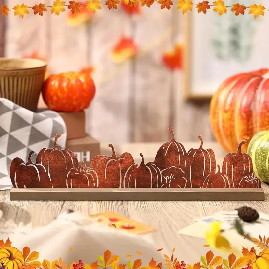 Thanksgiving Pumpkin Table Centerpieces {2}