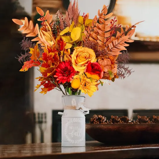 Artificial Fall Flowers Bouquets {5}