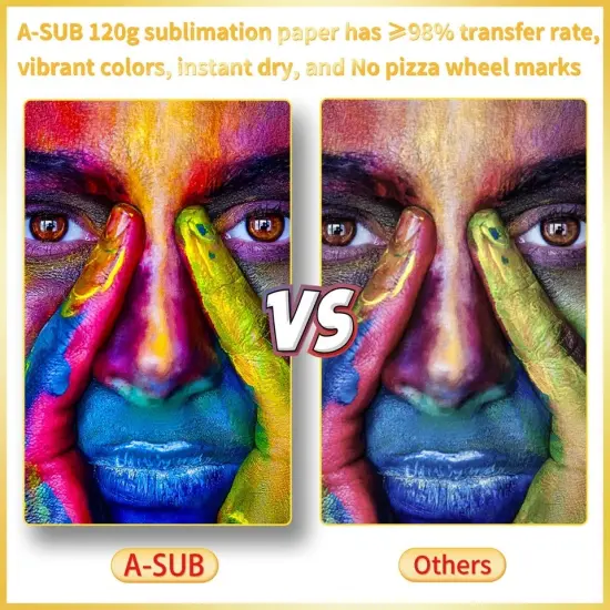 A-SUB Sublimation Paper & Ink Bundle - For Inkjet ET-2803 ET-2720 {4}