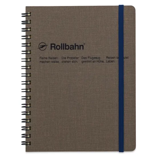 Delfonics Rollbahn Cap-Martin Notebook - 5-1/2" x 7", Greige {1}
