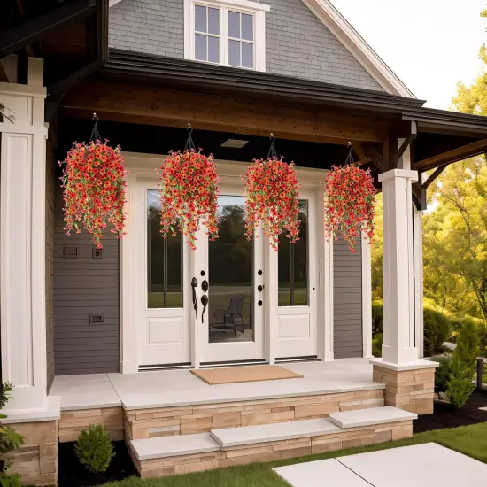 Artificial Fake Hanging Fall Flowers {3}