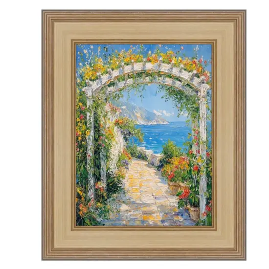 Wide Antique Silver Gold Wash Picture Frame 32x24 frame {3}