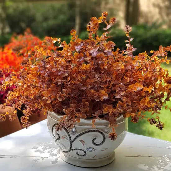 Artificial Fall Flower- 12 PCS {4}