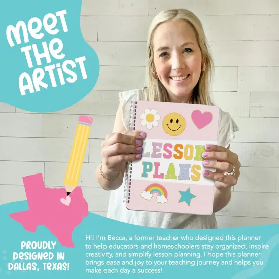 Teacher Planner 2025-2026 with Stickers {2}