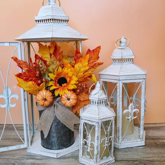 8 Pcs Assorted Artificial Maple Leaf Branches {5}