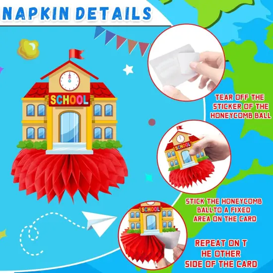 12pcs Welcome Back To School Table Decorations {4}