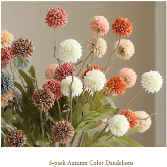 5Pcs Artificial Kiku Flowers {2}
