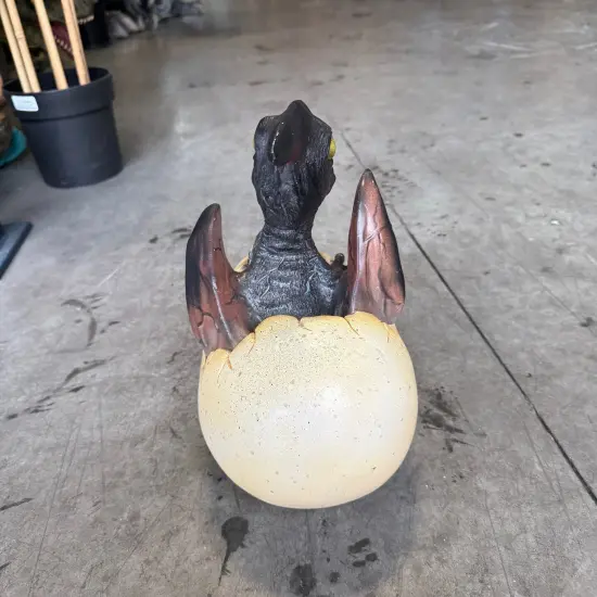 Pteranodon Dinosaur Egg Hatching Life Size Statue {6}