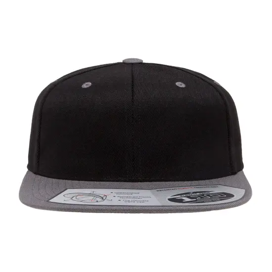 Flexfit&reg; Adult Wool Blend Snapback Two Tone Cap NATURAL/ BLACK {6}