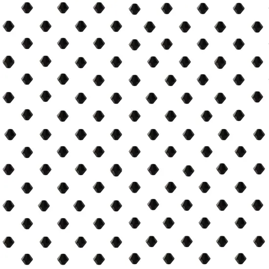 Preciosa 6mm Czech Glass Crystal Bicone Beads, 288pcs Jet {6}