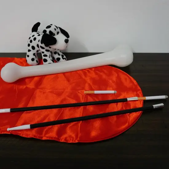 4E's Novelty 15" Jumbo Bone Prop 2 Pack - Large Plastic Fake Bones for Halloween Cavewoman Caveman Costume Accessories, Dog Party Props, Dalmatian Costume, Dino Photo Shoot & Party Decorations {2}