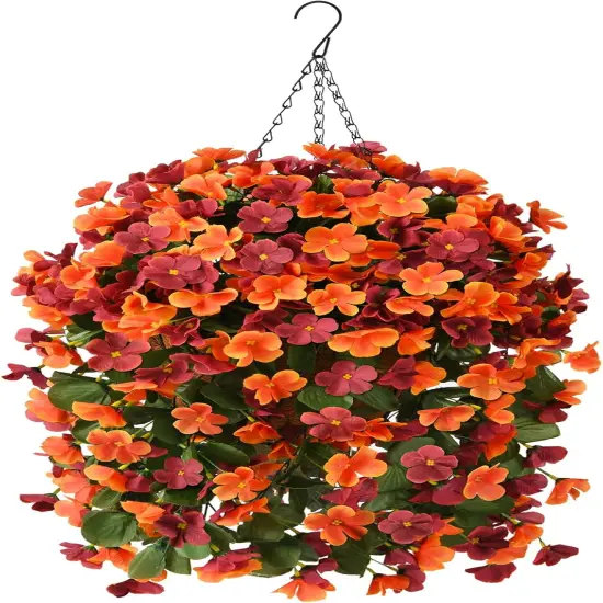 Artificial Fake Hanging Plants Flowers {1}