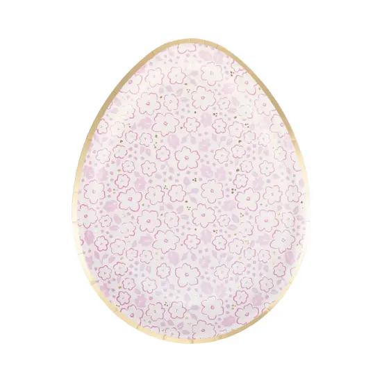 DITSY FLORAL EGG PAPER PLATES {3}
