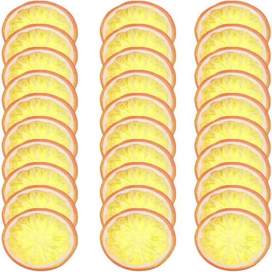 30 PCS Artificial Lemon Slices {1}