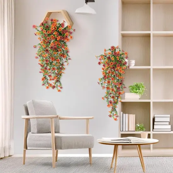 Artificial Fake Hanging Flowers Plants for Outdoor Fall Decoration {4}