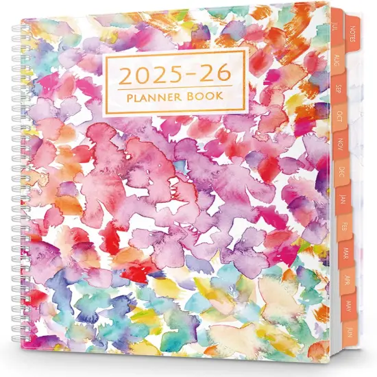 Academic Planner 2025-2026 - 8.5 x 11 (Watercolor) {1}