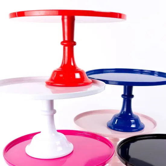 ROYAL BLUE PEDESTAL CAKE STAND {4}