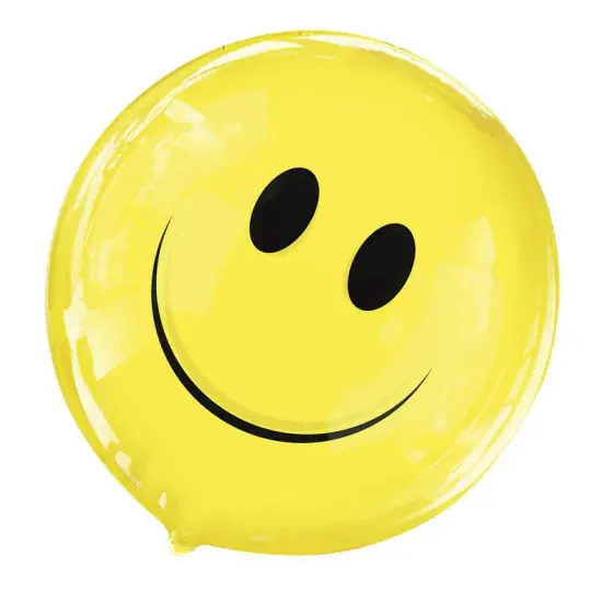 Smile Face Gelliball 18 Inch Plastic Balloon {6}