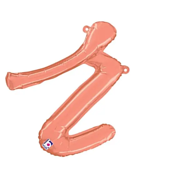 Betallic&reg; 14 inch Script Letter R Rose Gold Air Fill Only {6}